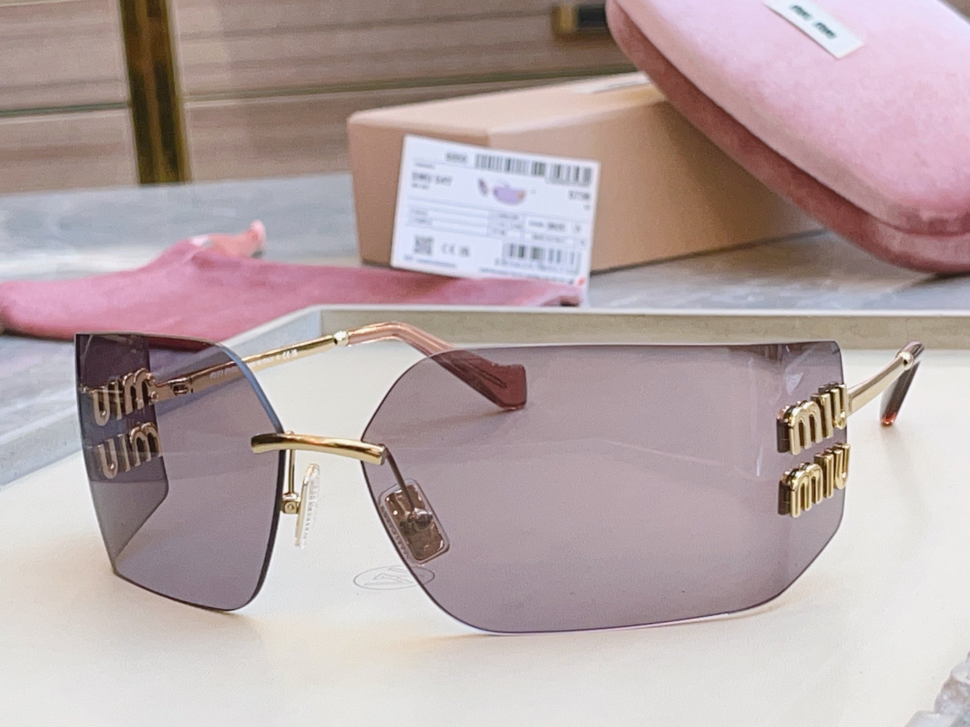 Miu Miu Fashion Brown Lens Sunglasses for Men & Women - 382996 - detail image 2