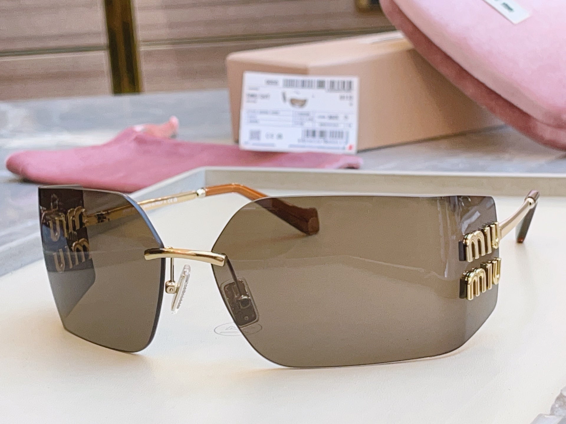 Miu Miu Fashion Brown Lens Sunglasses for Men & Women - 382996
