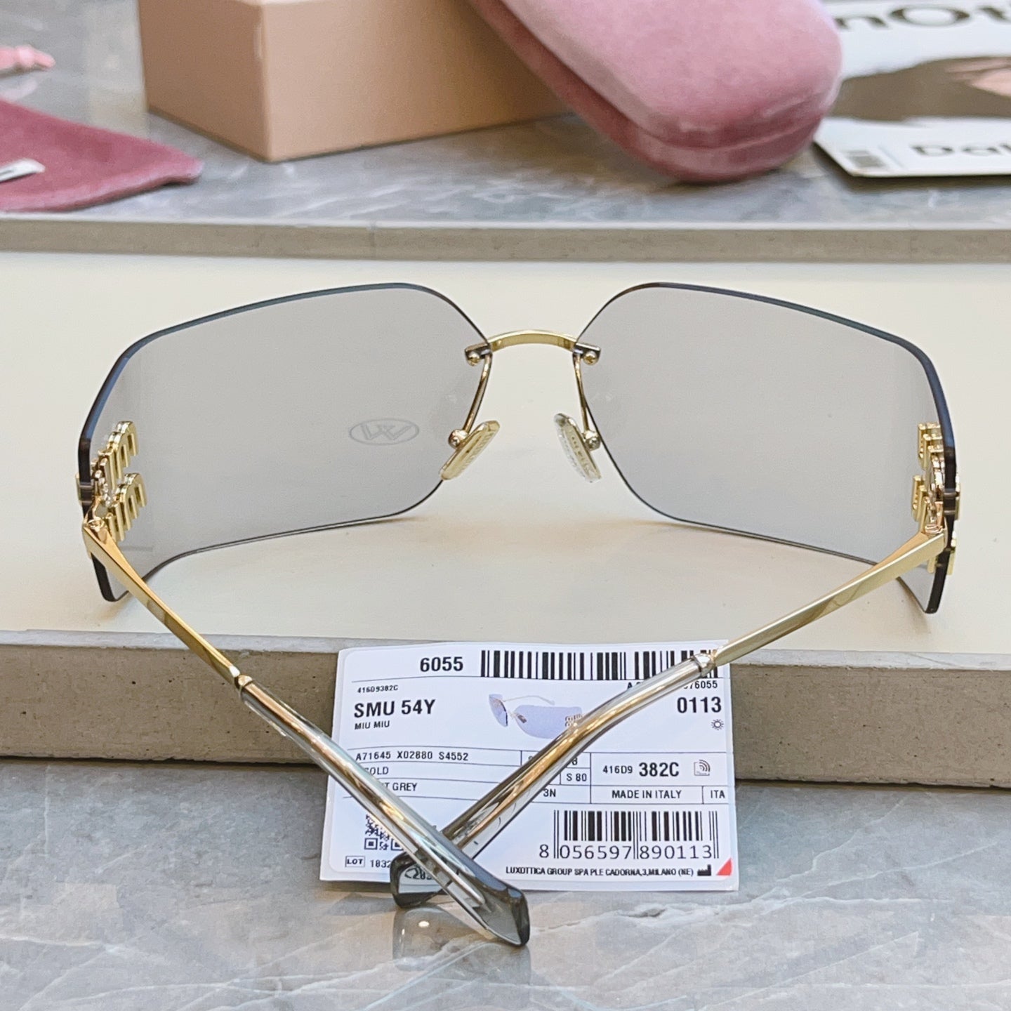 Miu Miu Fashion Brown Lens Sunglasses for Men & Women - 382996 - detail image 8