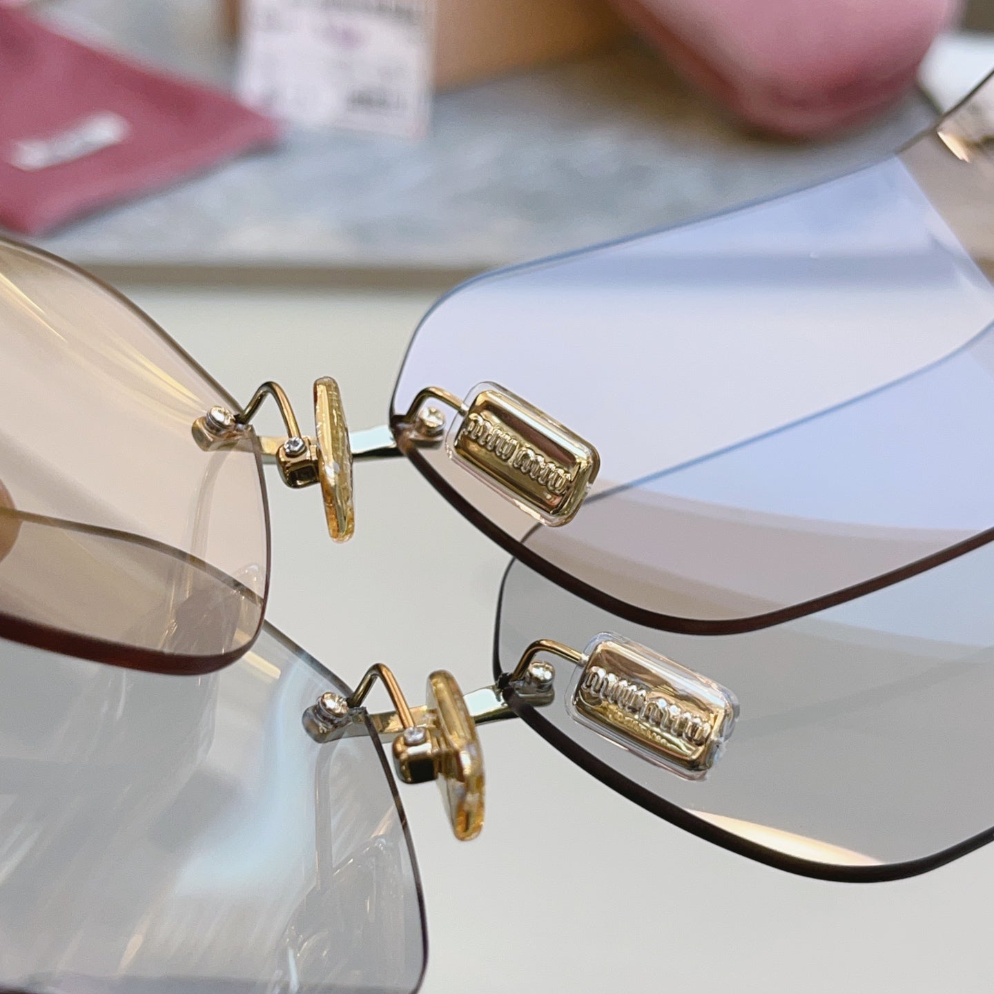 Miu Miu Fashion Silver Lens Sunglasses for Men & Women - 382997 - detail image 2