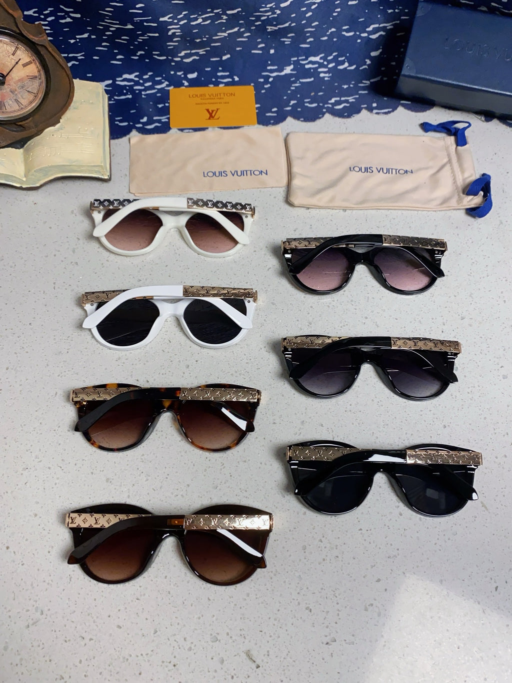 Louis Vuitton Cat-Eye Silver Lens Sunglasses for Women - 414953 - detail image 11