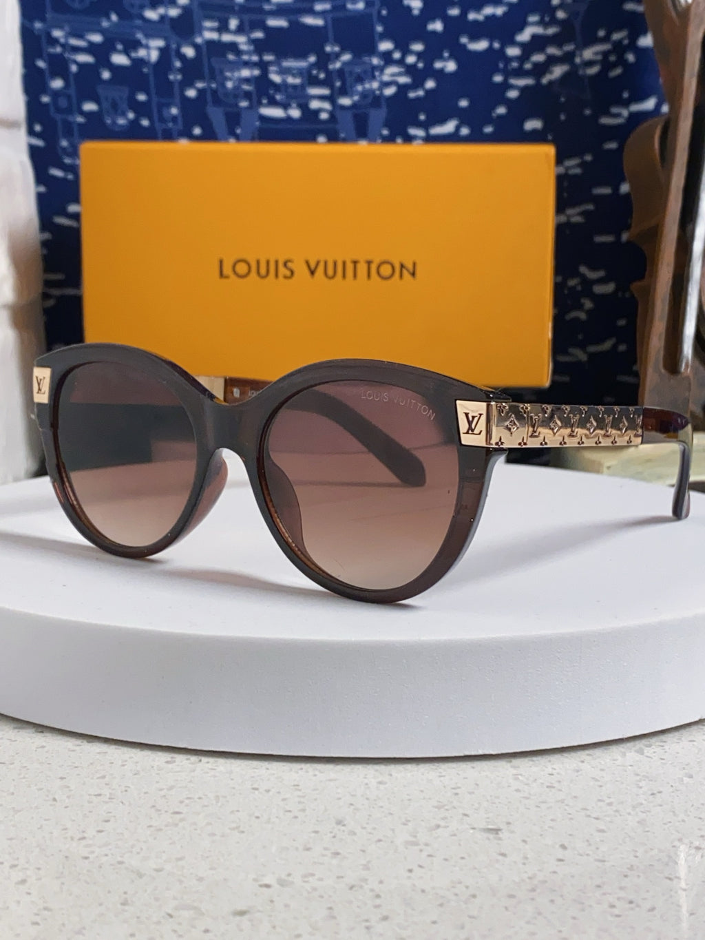 Louis Vuitton Cat-Eye Red Lens Sunglasses for Women