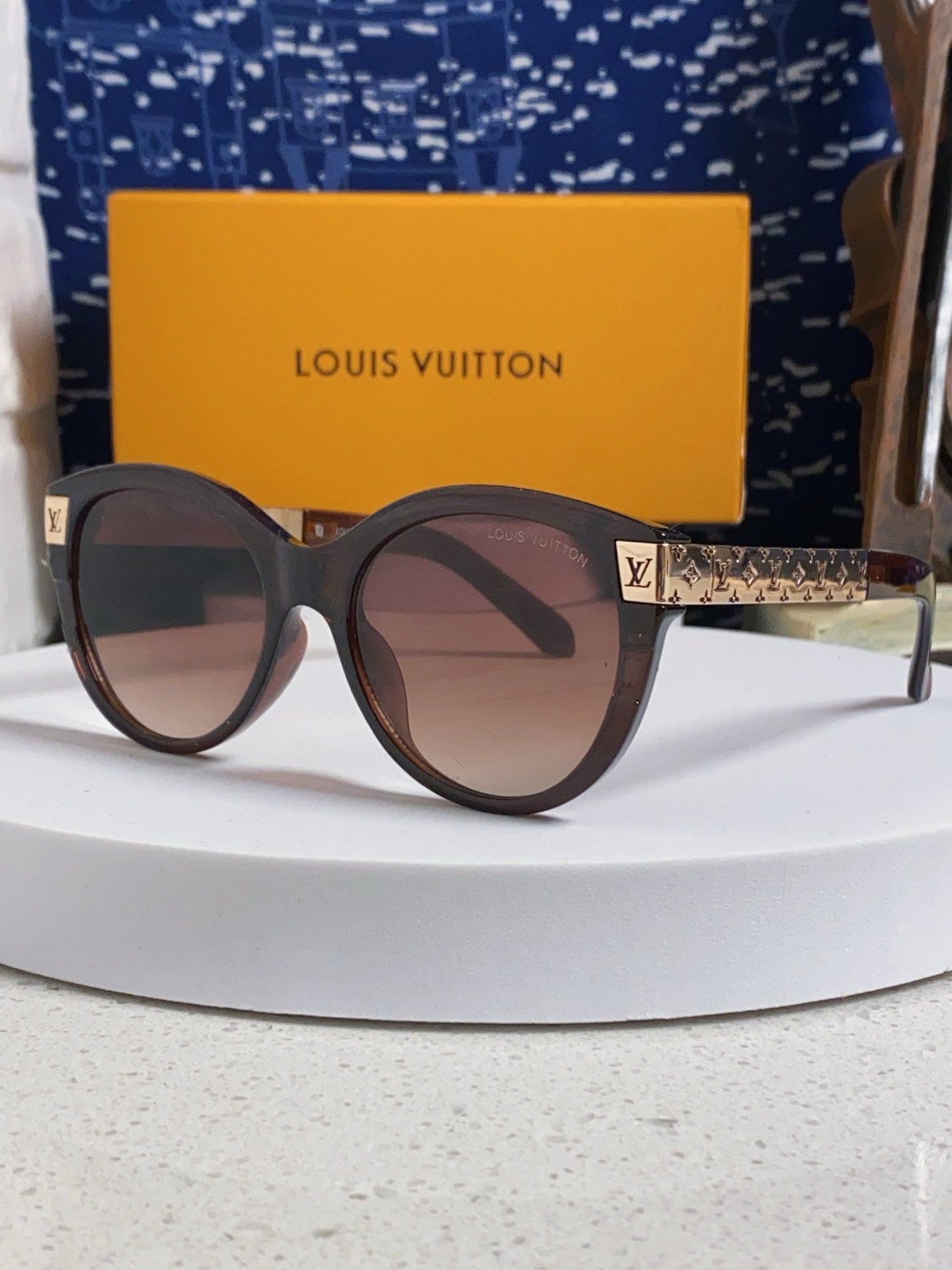 Louis Vuitton Cat-Eye Red Lens Sunglasses for Women