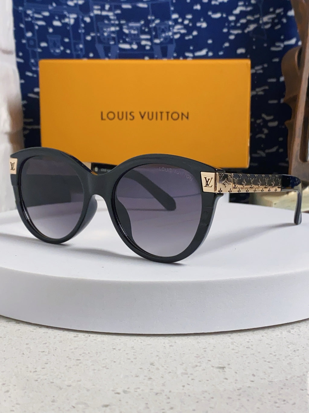 Louis Vuitton Cat-Eye Gray Lens Sunglasses for Women