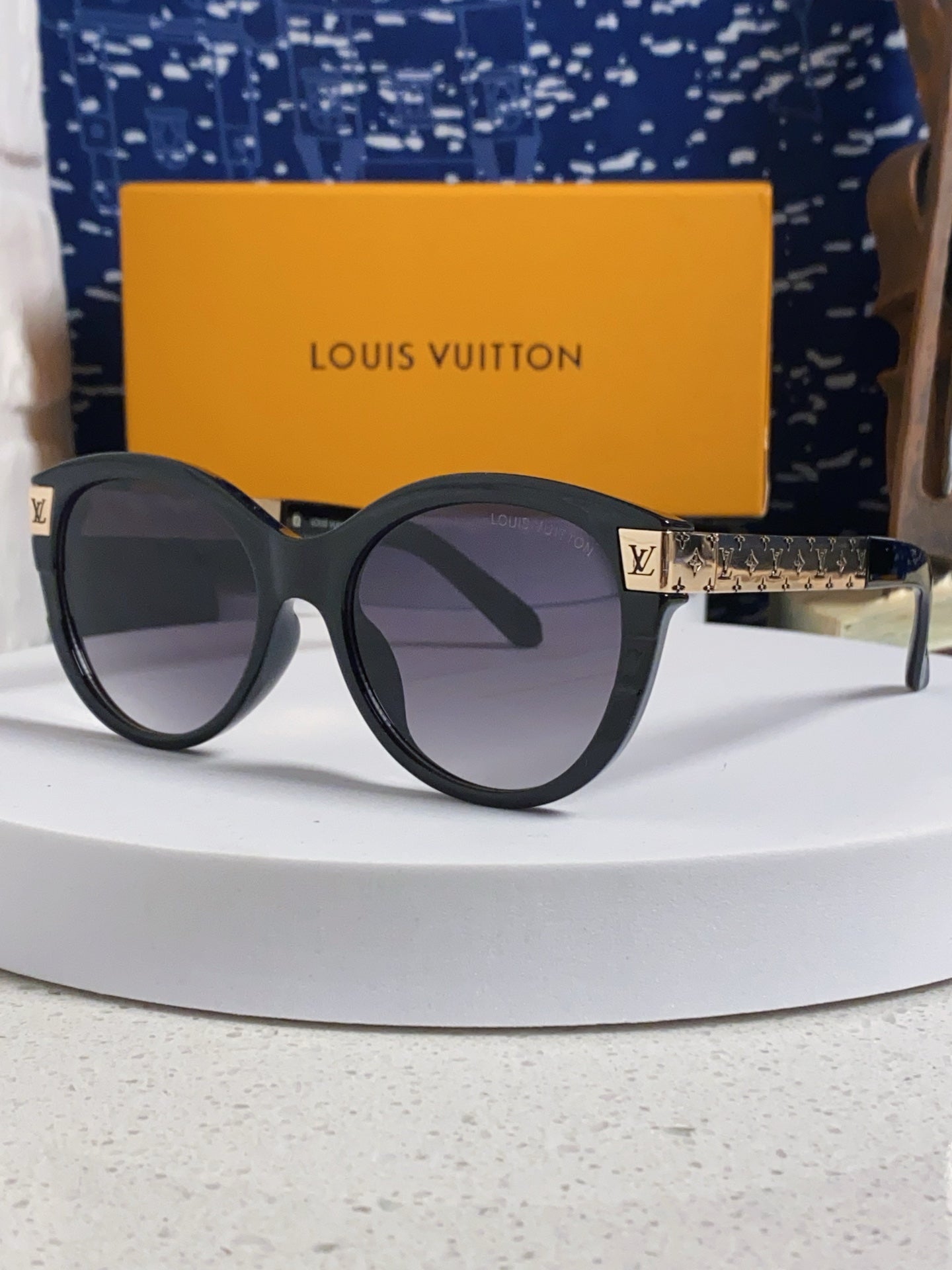 Louis Vuitton Cat-Eye Gray Lens Sunglasses for Women