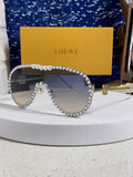 Loewe Oversized Gray Lens Sunglasses for Men & Women