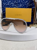 Loewe Oversized Brown Lens Sunglasses for Men & Women - 487902