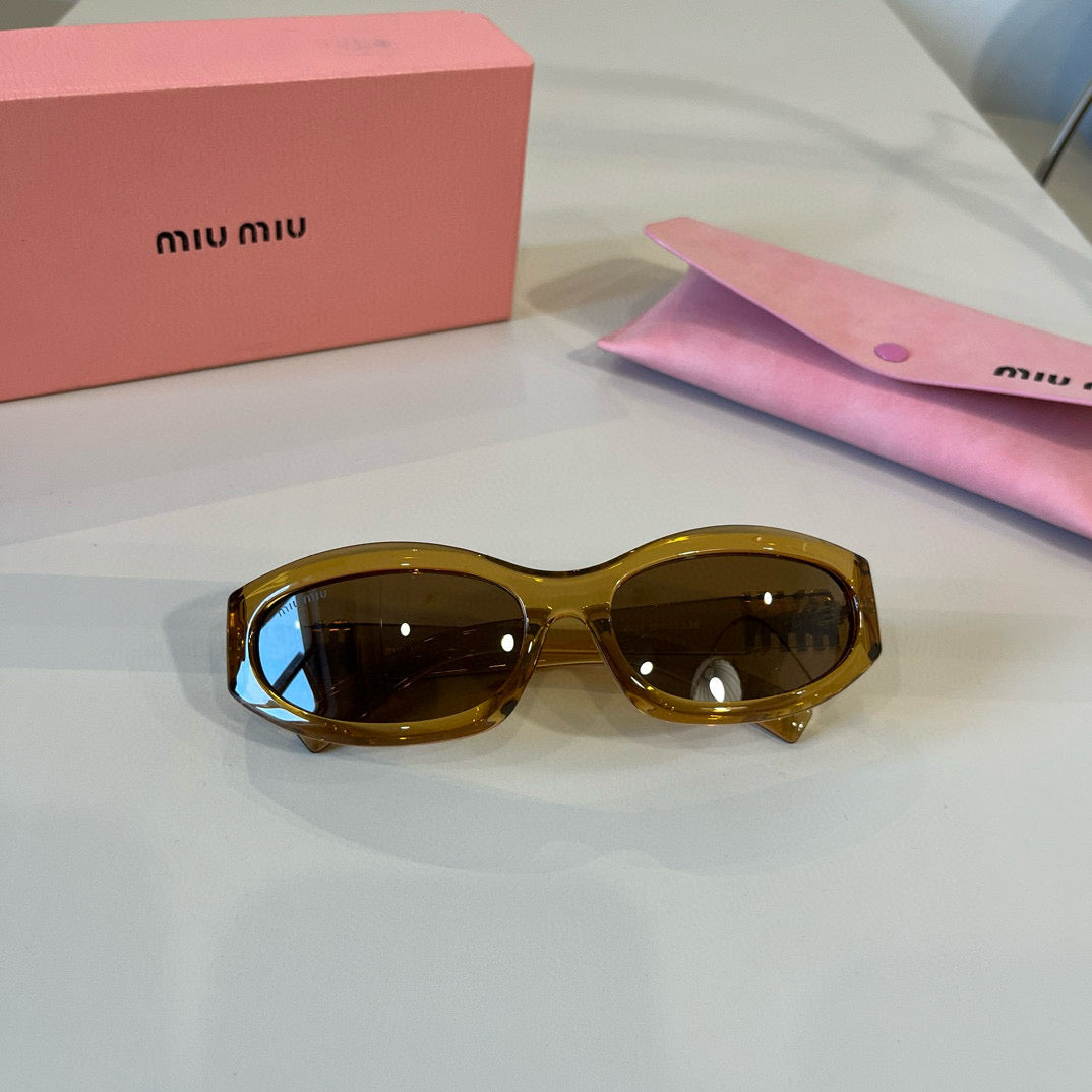 Miu Miu Cat-Eye Brown Lens Sunglasses for Men & Women - 382994 - detail image 8