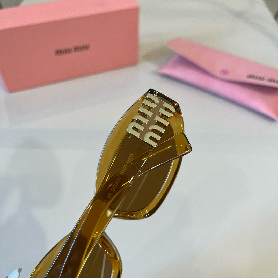 Miu Miu Cat-Eye Brown Lens Sunglasses for Men & Women - 382994 - detail image 5