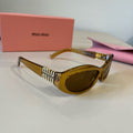 Miu Miu Cat-Eye Brown Lens Sunglasses for Men & Women - 382994