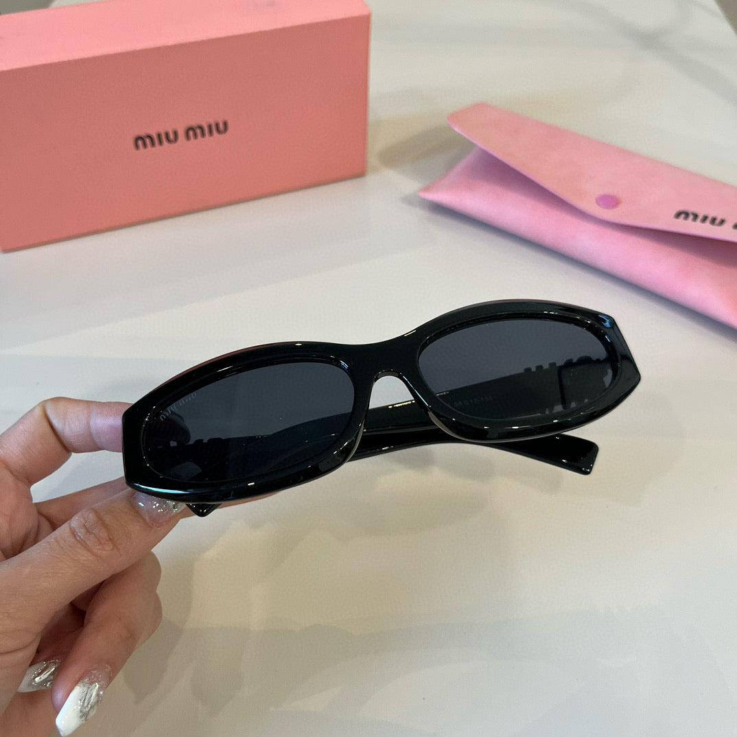 Miu Miu Cat-Eye Silver Lens Sunglasses for Men & Women - 382995 - detail image 4