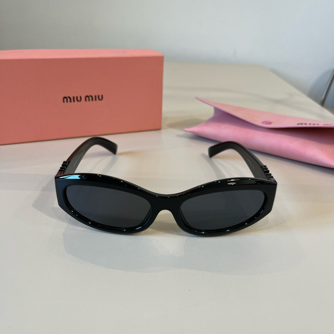 Miu Miu Cat-Eye Silver Lens Sunglasses for Men & Women - 382995 - detail image 2