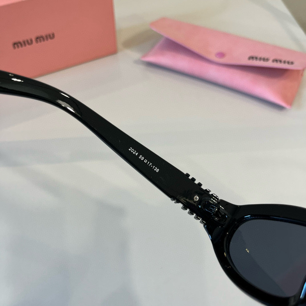 Miu Miu Cat-Eye Silver Lens Sunglasses for Men & Women - 382995 - detail image 8