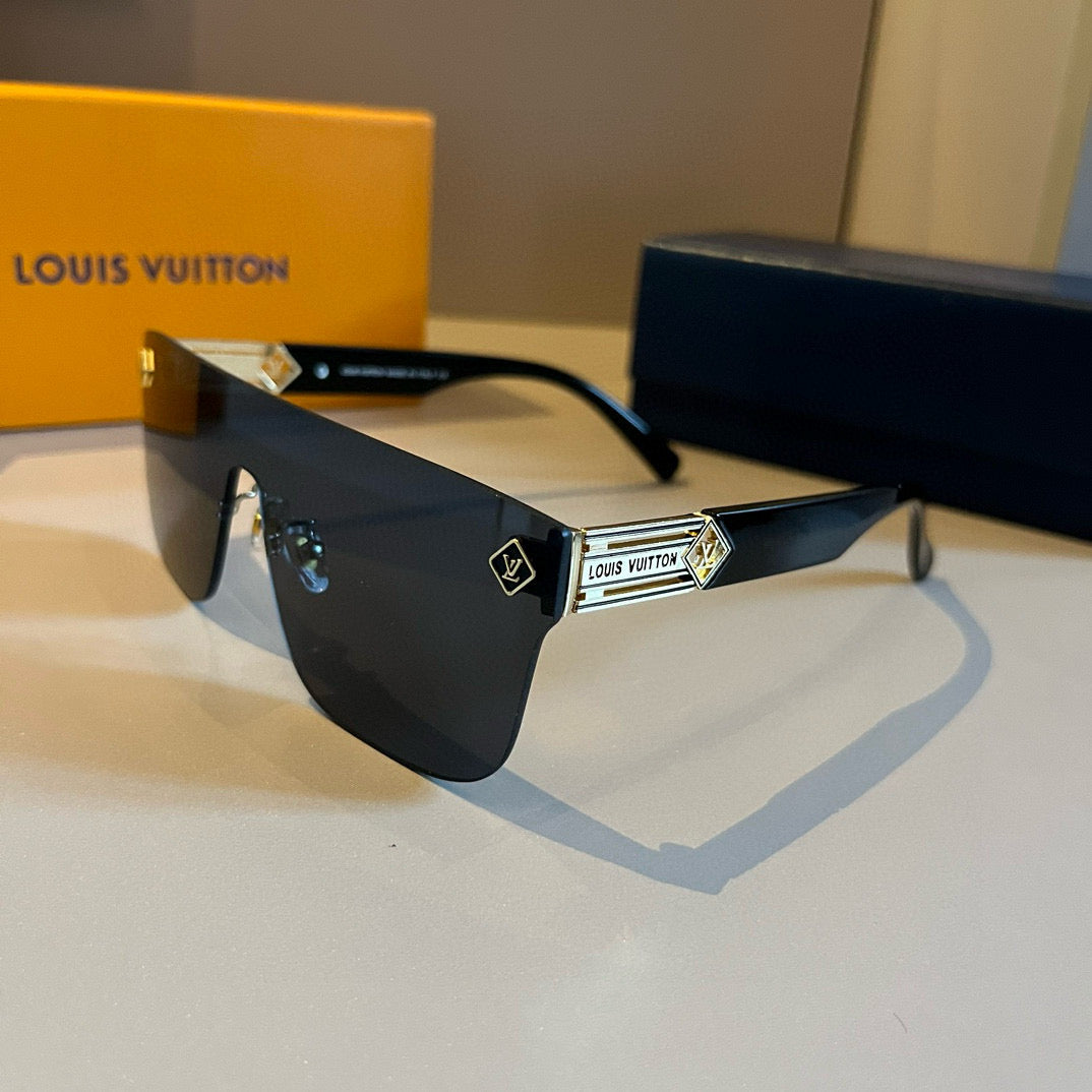 Louis Vuitton Metal Aviator Gold Lens Sunglasses for Men & Women - 381912 - detail image 3