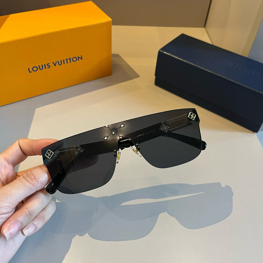 Louis Vuitton Metal Aviator Gold Lens Sunglasses for Men & Women - 381912 - detail image 4