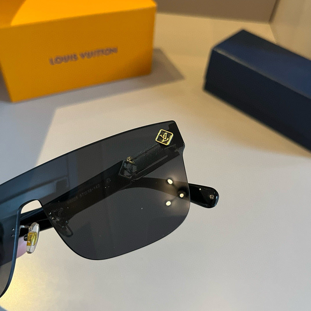 Louis Vuitton Metal Aviator Gold Lens Sunglasses for Men & Women - 381912 - detail image 5