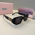 Miu Miu Cat-Eye Black Lens Sunglasses for Men & Women - 399181