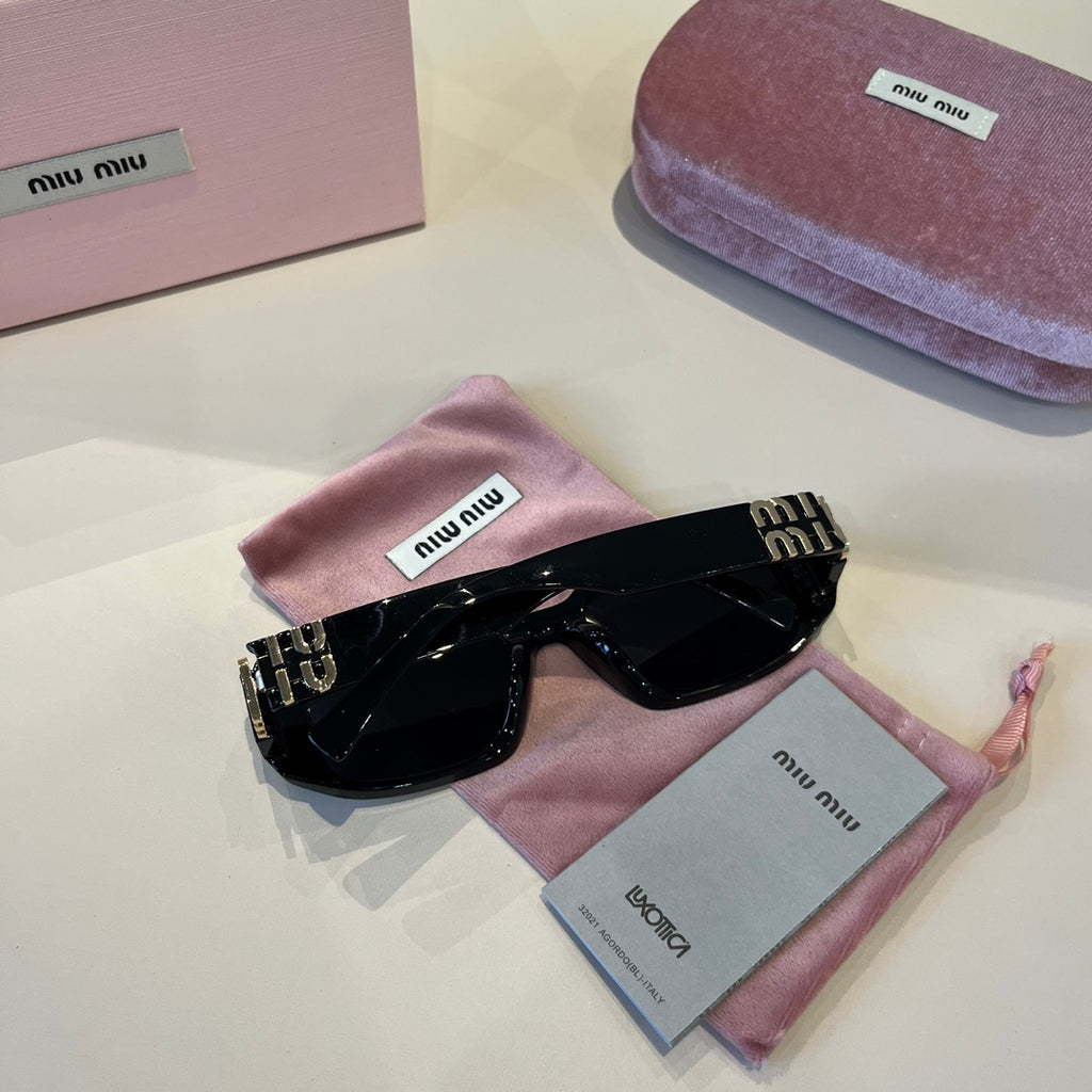 Miu Miu Cat-Eye Black Lens Sunglasses for Men & Women - 399181 - detail image 6