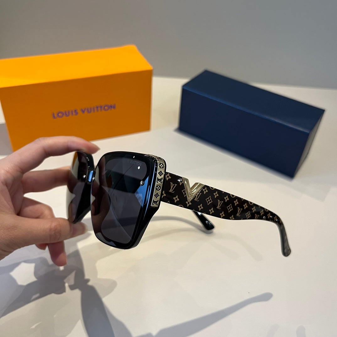 Louis Vuitton Fashion Black Lens Sunglasses for Men & Women - 381913 - detail image 6