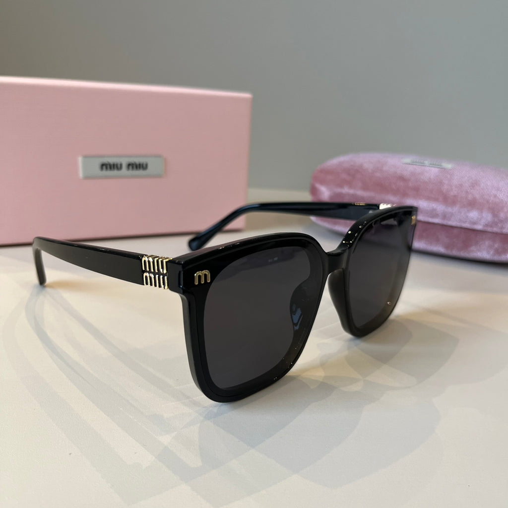 Miu Miu Fashion Black Lens Sunglasses for Men & Women - 432644