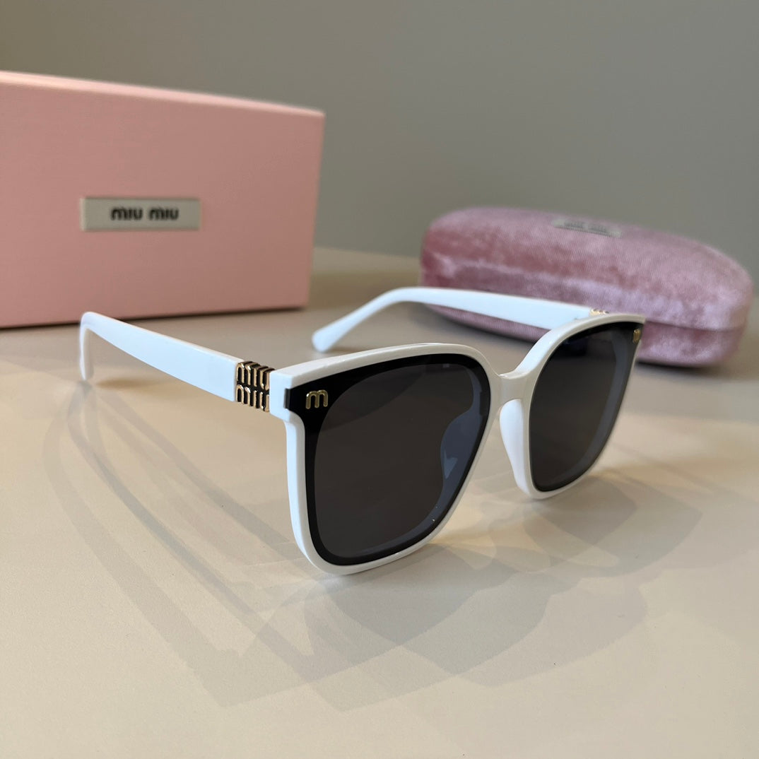 Miu Miu Fashion Silver Lens Sunglasses for Men & Women - 432645