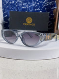 Versace Cat-Eye Silver Lens Sunglasses for Women - 358777
