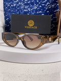 Versace Cat-Eye Brown Lens Sunglasses for Women - 487822