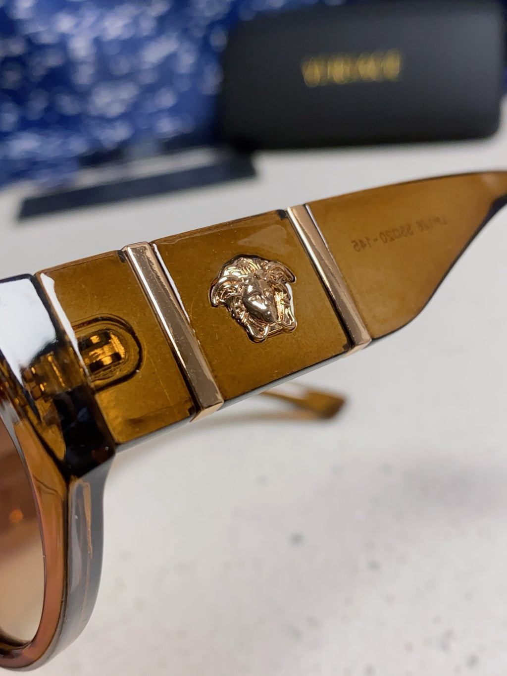 Versace Cat-Eye Brown Lens Sunglasses for Women - 487822 - detail image 7