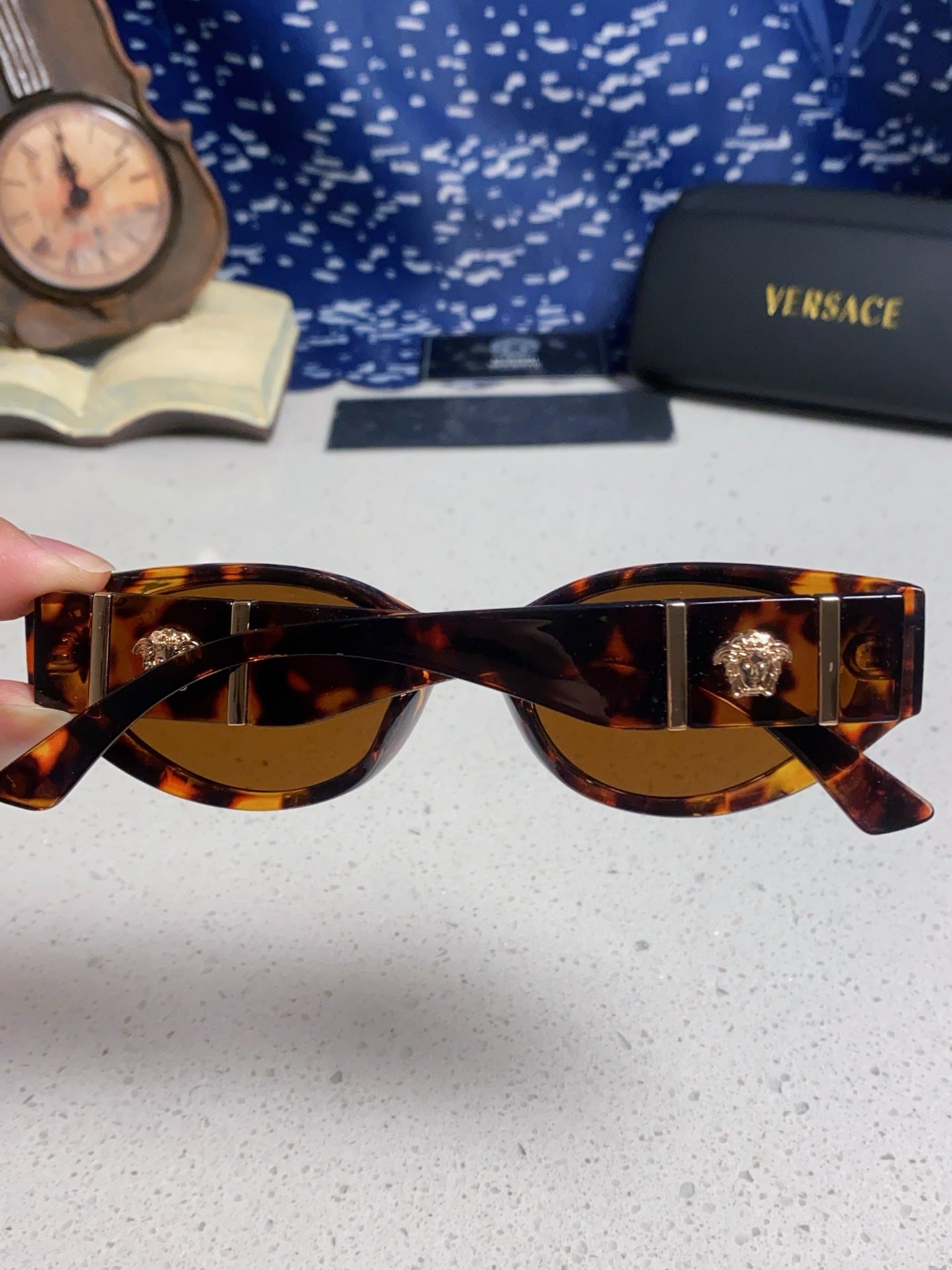 Versace Cat-Eye Brown Lens Sunglasses for Women - 432795 - detail image 5