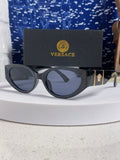 Versace Cat-Eye Gold Lens Sunglasses for Women