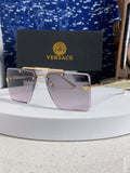 Versace Lightweight Rimless Silver Lens Sunglasses for Men & Women - 487880
