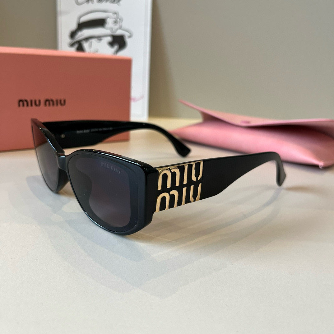 Miu Miu Fashion Silver Lens Sunglasses for Men & Women - 382960