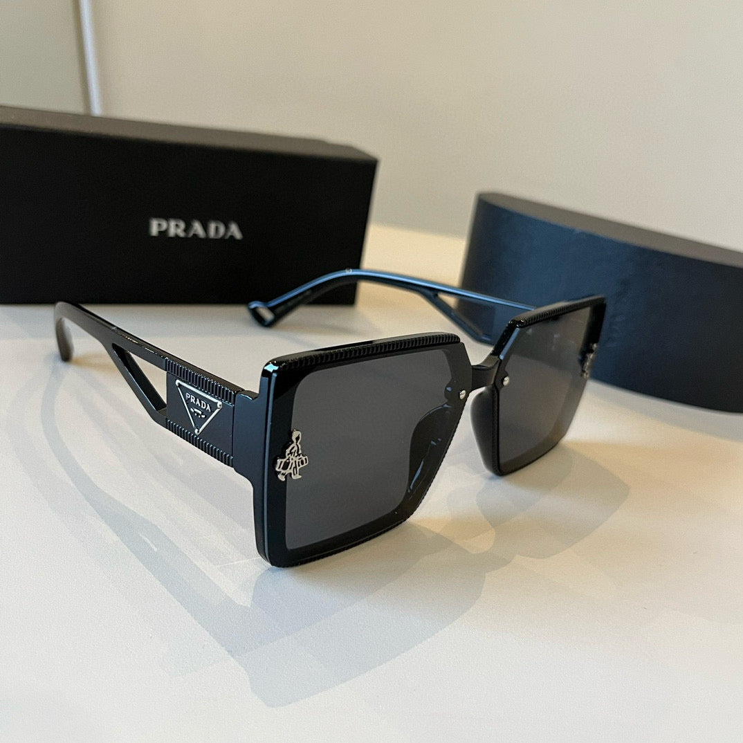 Prada Fashion Black Lens Sunglasses for Women - 382583