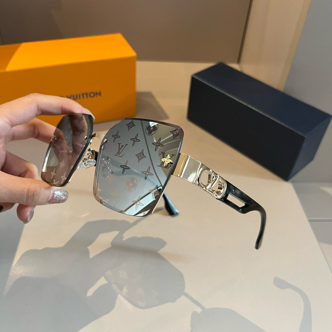 Louis Vuitton Fashion Gold Lens Sunglasses for Men & Women - 398103 - detail image 4