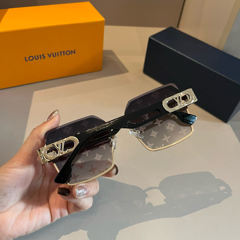 Louis Vuitton Fashion Gold Lens Sunglasses for Men & Women - 398103 - detail image 7