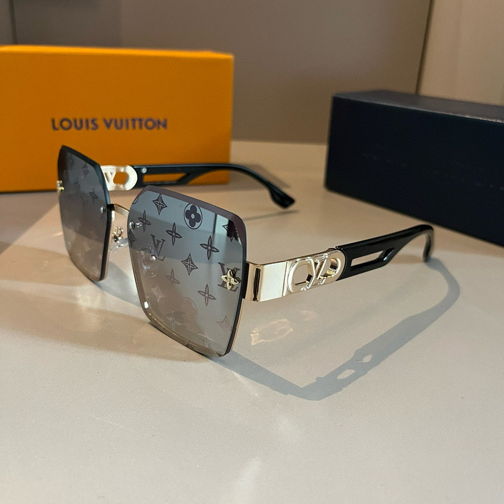 Louis Vuitton Fashion Gold Lens Sunglasses for Men & Women - 398103 - detail image 3