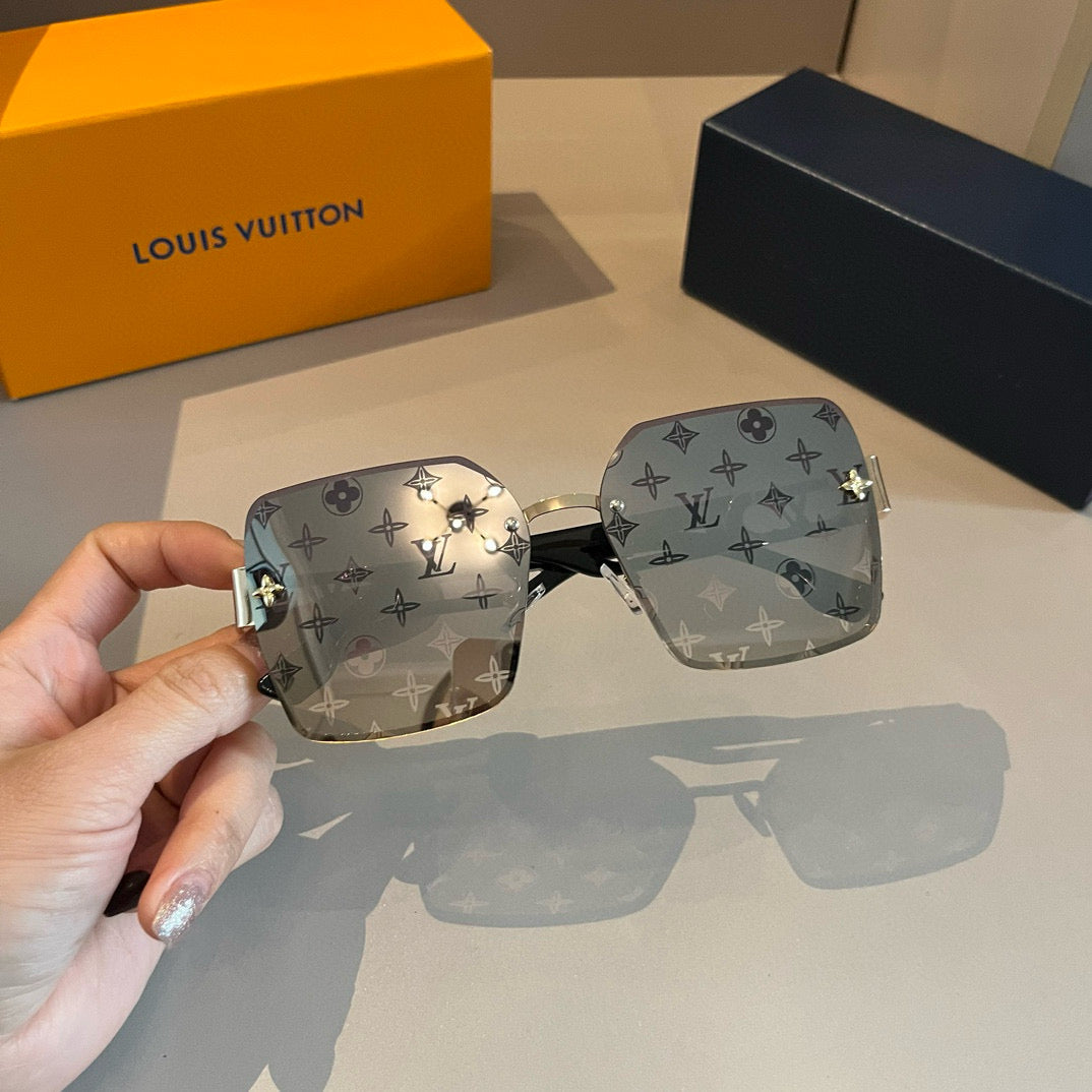 Louis Vuitton Fashion Gold Lens Sunglasses for Men & Women - 398103 - detail image 2