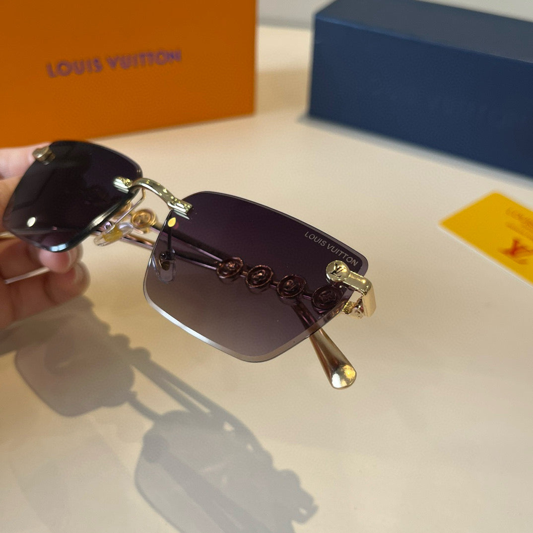 Louis Vuitton Fashion Silver Lens Sunglasses for Women - 381920 - detail image 7