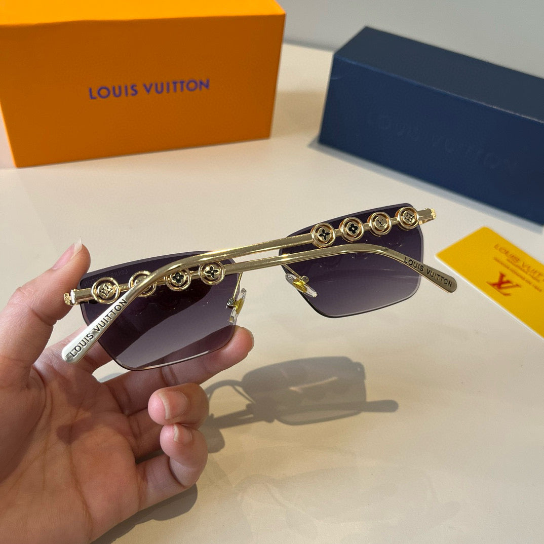 Louis Vuitton Fashion Silver Lens Sunglasses for Women - 381920 - detail image 4
