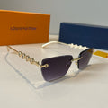 Louis Vuitton Fashion Silver Lens Sunglasses for Women - 381920