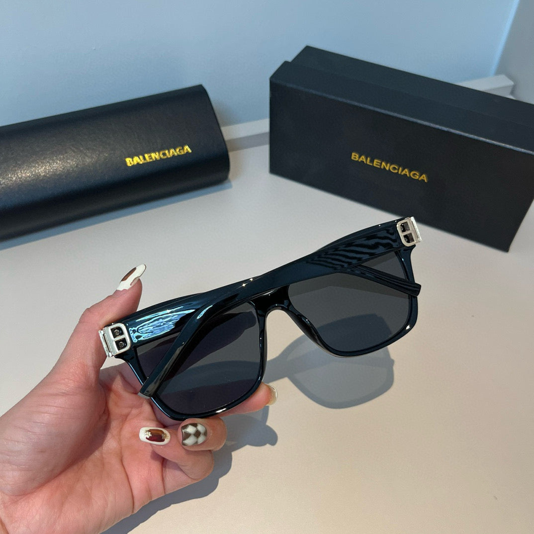 Balenciaga Folding Square Black Lens Sunglasses for Men & Women - 998340 - detail image 7