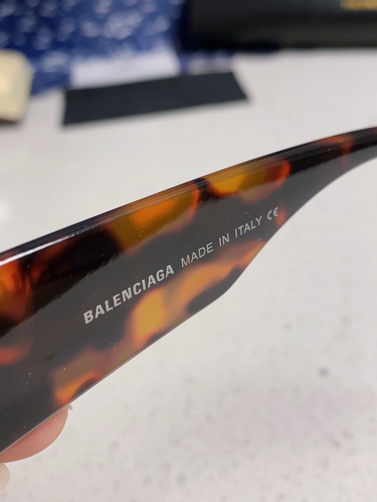 Balenciaga Square Black Lens Sunglasses for Men & Women - 372344 - detail image 7