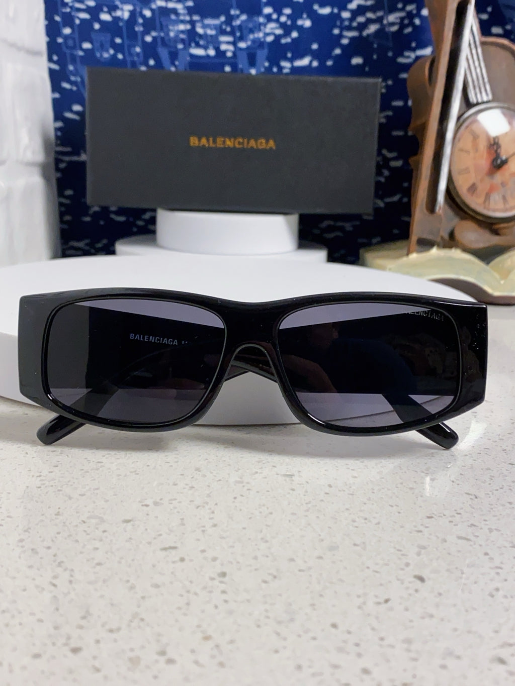 Balenciaga Square Black Lens Sunglasses for Men & Women - 935204 - detail image 8