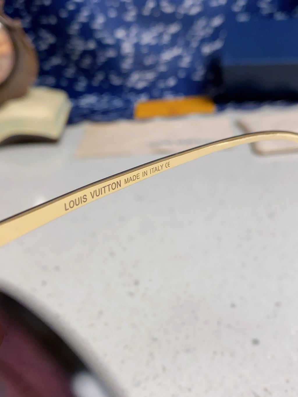 Louis Vuitton Lightweight Rimless Silver Lens Sunglasses for Women - 371402 - detail image 8