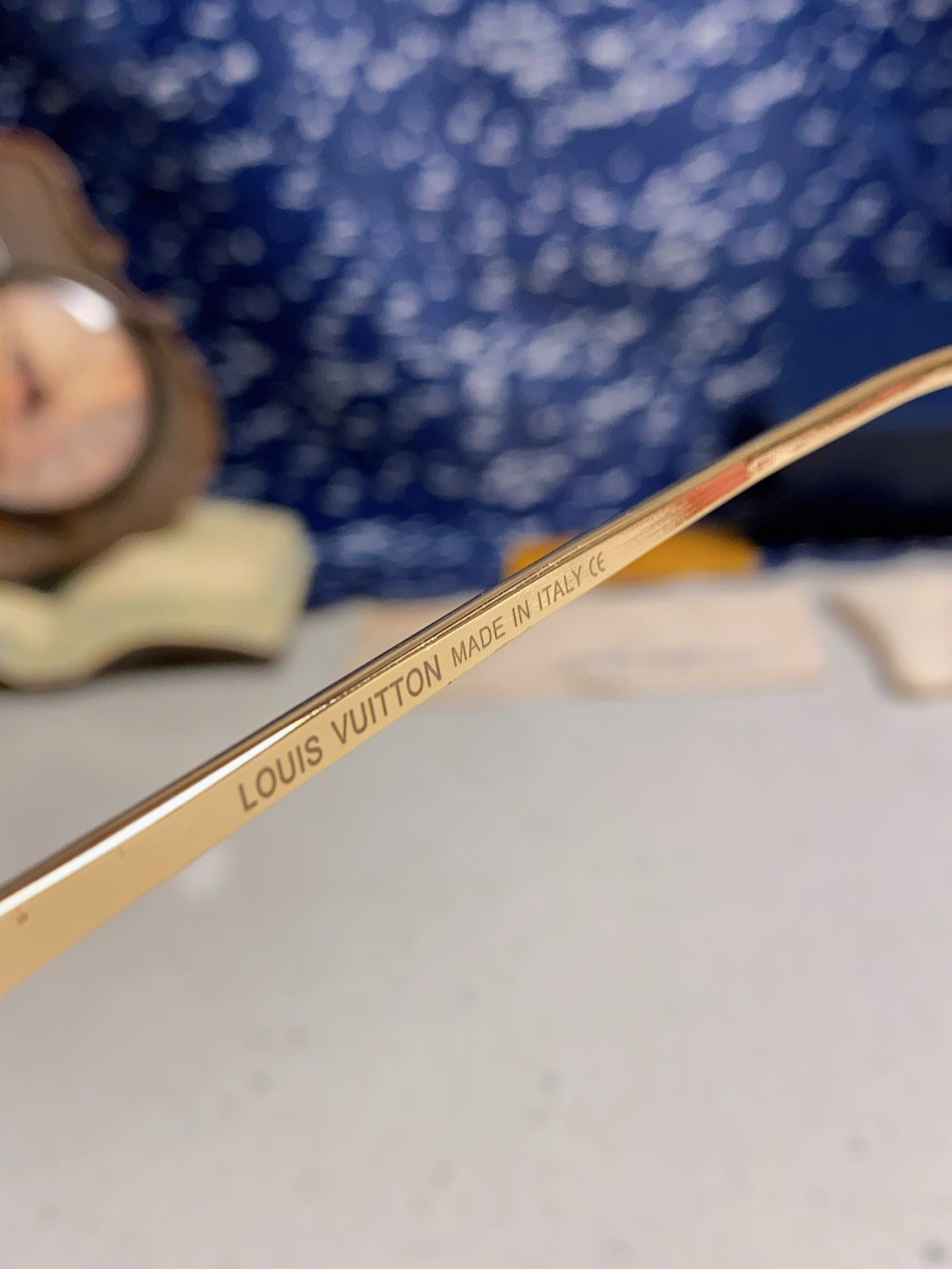 Louis Vuitton Lightweight Rimless Blue Lens Sunglasses for Women - 371404 - detail image 8