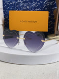Louis Vuitton Lightweight Rimless Blue Lens Sunglasses for Women - 371404