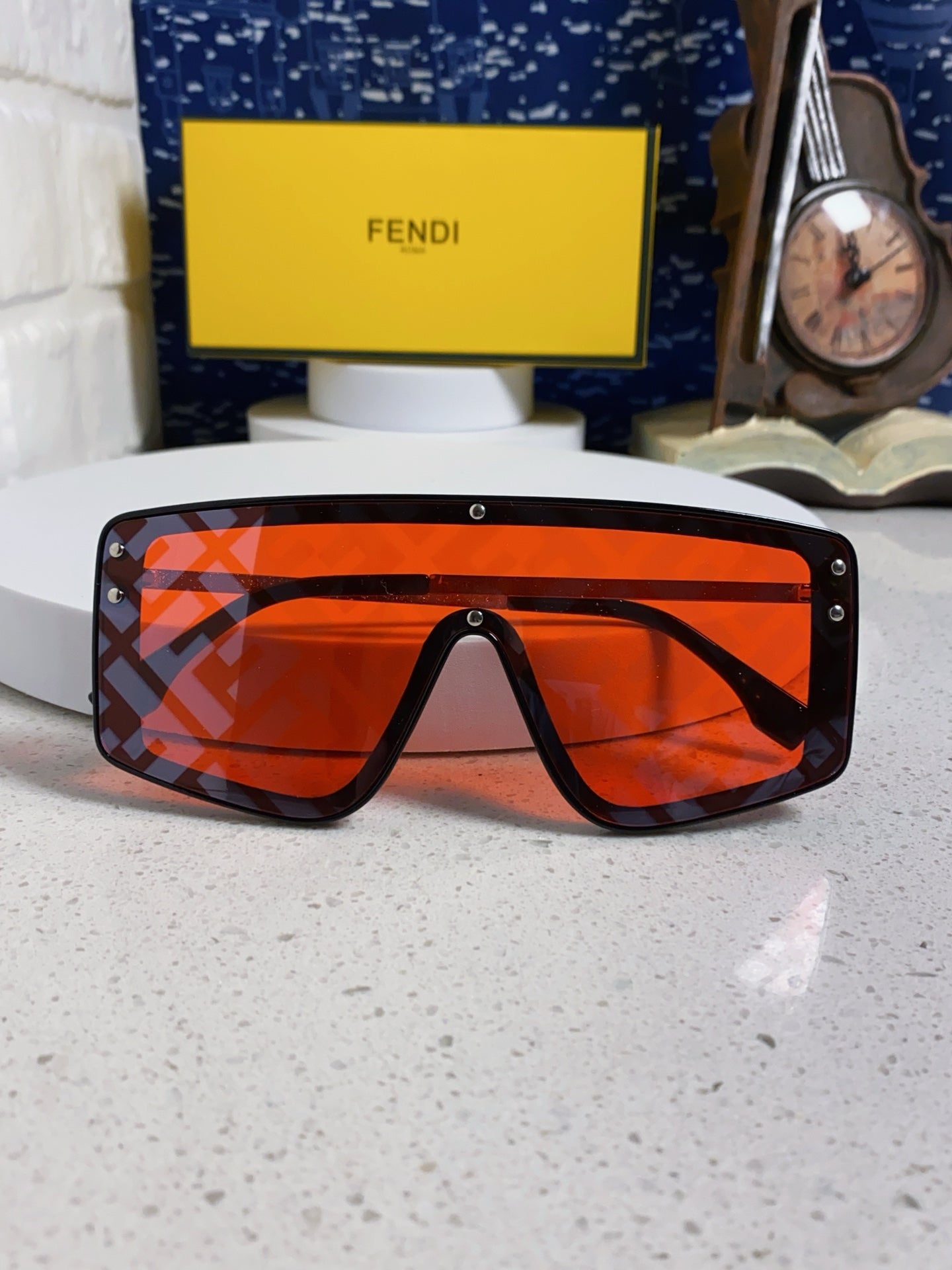 Fendi Fashion Red Lens Sunglasses for Men & Women - 383040 - detail image 7