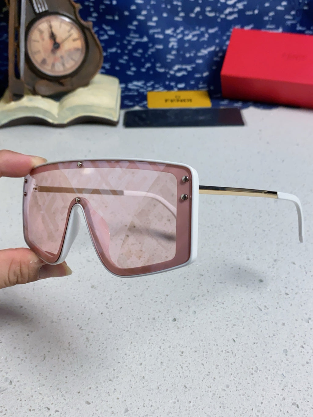 Fendi Fashion Silver Lens Sunglasses for Men & Women - 383041 - detail image 6