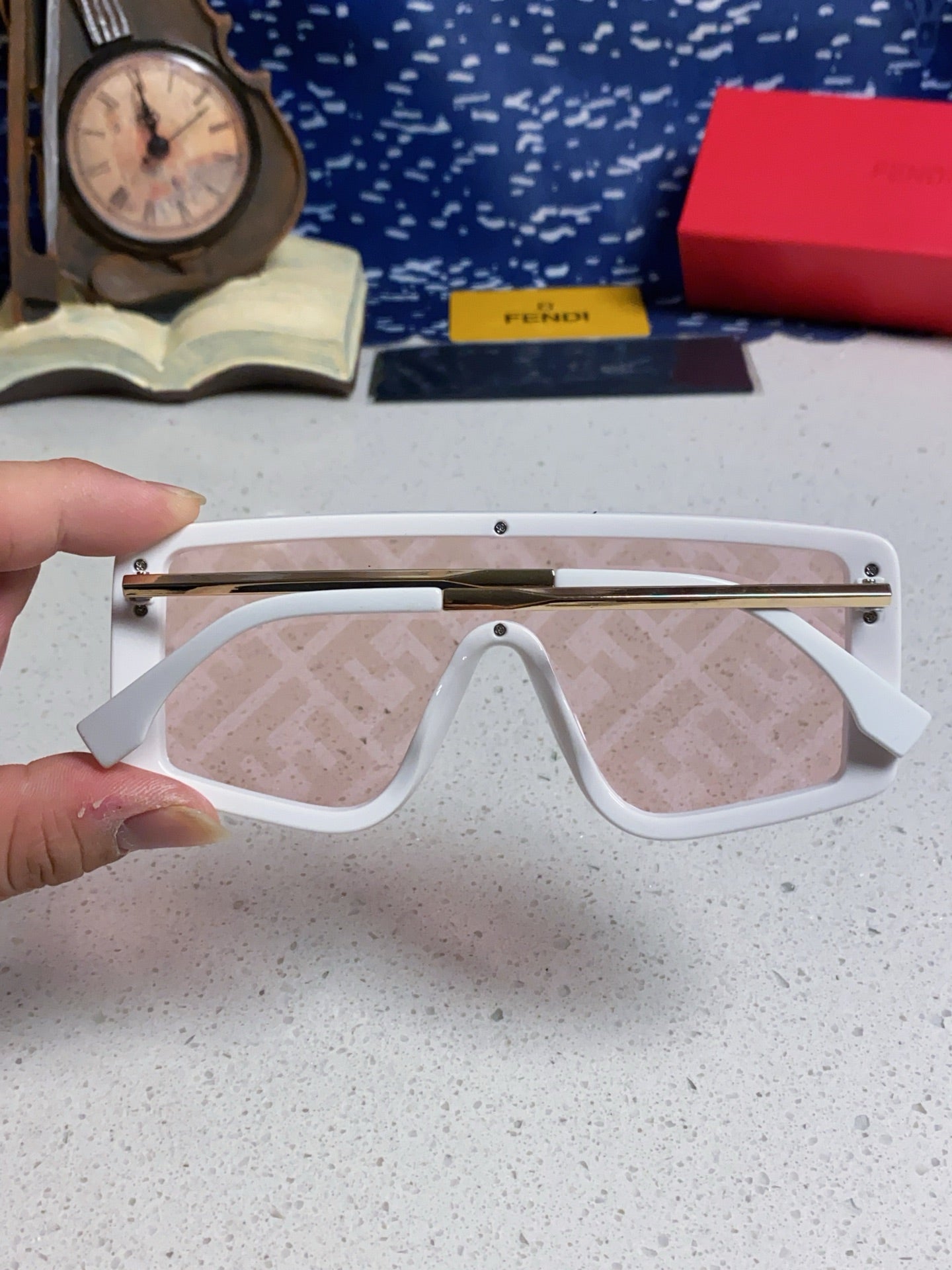 Fendi Fashion Silver Lens Sunglasses for Men & Women - 383041 - detail image 5