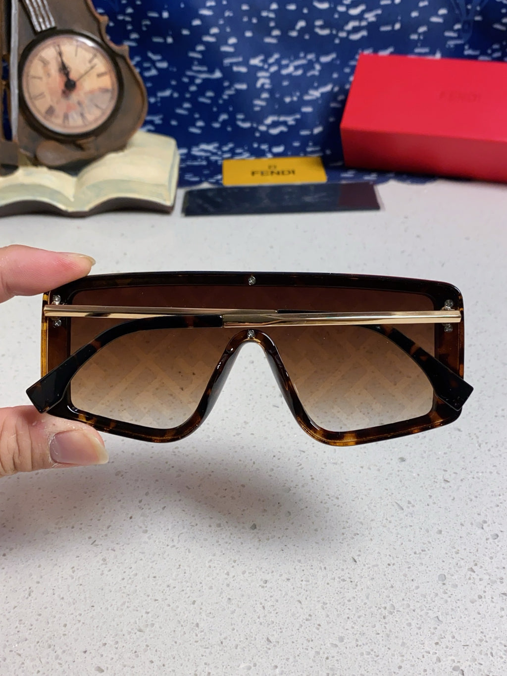 Fendi Fashion Brown Lens Sunglasses for Men & Women - 383042 - detail image 5